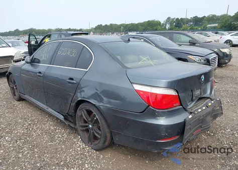 2008 BMW 528I z USA, uszkodzony, nr VIN WBANU535X8CT08976